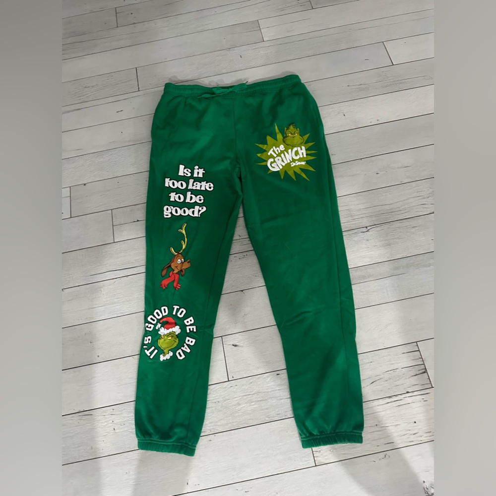 The Grinch without tags Men's Green Grinch Sweatpants